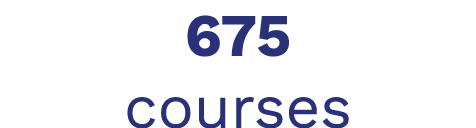 675 courses