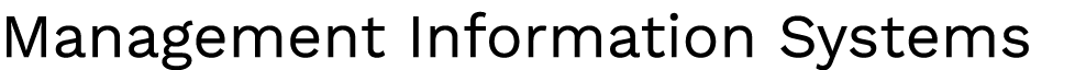 Management Information Systems