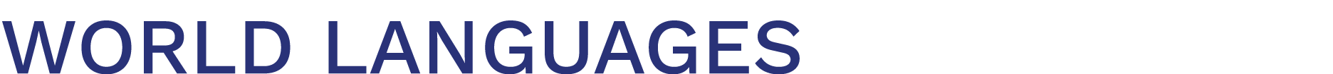 WORLD LANGUAGES