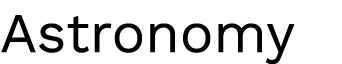 Astronomy